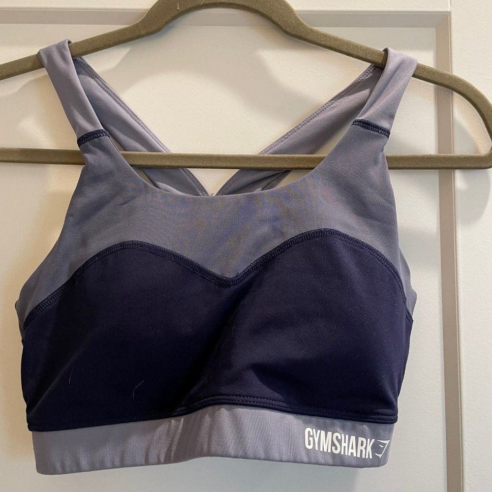 GYMSHARK Two Tone Racer Back Sports Bra